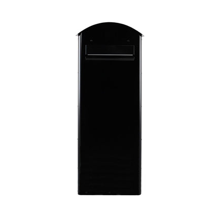 Safepost brievenbus 70 rond dak zwart RAL 9005 - Doika BV - Brievenbus - Safepost - 7330589955105 - 70510