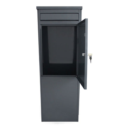 Safepost brievenbus Euroodrend Nr. 1 antracietgrijs RAL 7016 - Doika BV - Brievenbus - Safepost - 7330589011566 - 901156