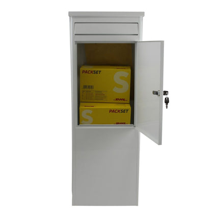 Safepost brievenbus Euroodrend Nr. 1 wit RAL 9010 - Doika BV - Brievenbus - Safepost - 7330589011313 - 901130