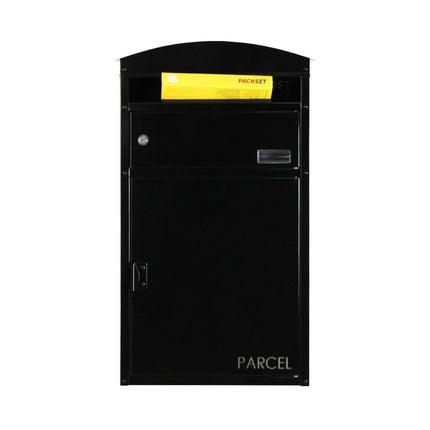 Safepost pakketbrievenbus 48 met rond dak zwart RAL 9005 - Doika BV - Pakketbrievenbus - Safepost - 7330589001109 - 900110