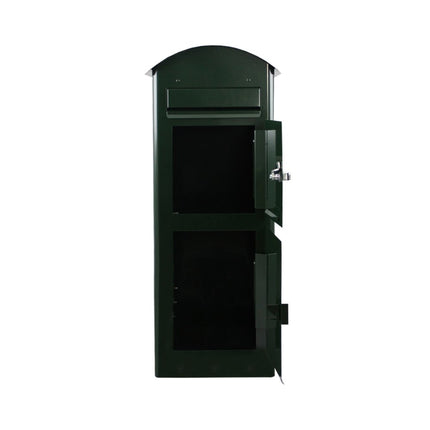 Safepost pakketbrievenbus 80 rond dak antracietgrijs RAL 7016 - Doika BV - Pakketbrievenbus - Safepost - 7330589800559 - 80055