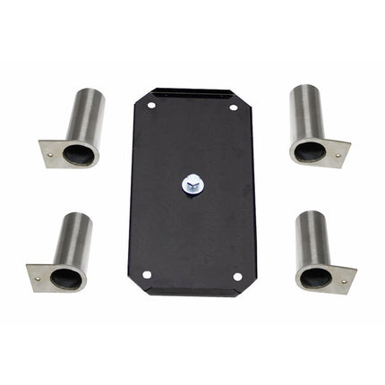 SafePost Stativ 270 A met RV voeten voor Schroefbaar RVS - Doika BV - Brievenbuspaal - Safepost - 4260374420019 - 96028