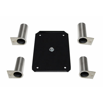 SafePost Stativ 300 A met RV voeten voor Schroefbaar RVS - Doika BV - Brievenbuspaal - Safepost - 4260374420026 - 96031