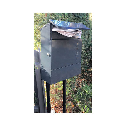 Safepost wandbrievenbus 119 antracietgrijs RAL 7016 - Doika BV - Brievenbus - Safepost - 7330589119552 - 11955