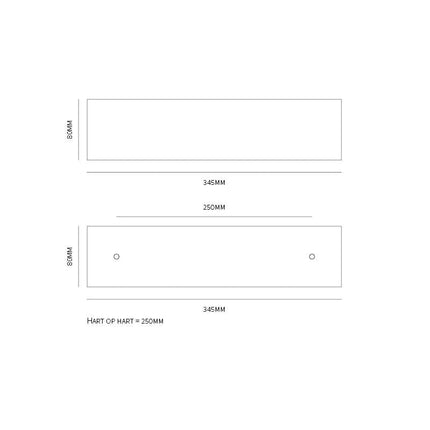 STOER! Briefplaat Afdichter London Zwart - Doika BV - Briefplaat - STOER! - 8717727200355 - 45005070