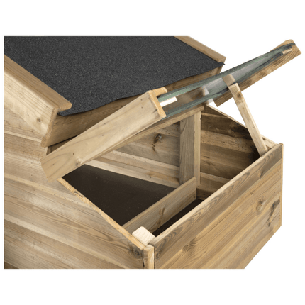 Voldux konijnenkooi Romy rechts 300 x 90 x 160 cm - Doika BV - Konijnenkooi - Voldux - 8720094050287 - 8720094050287